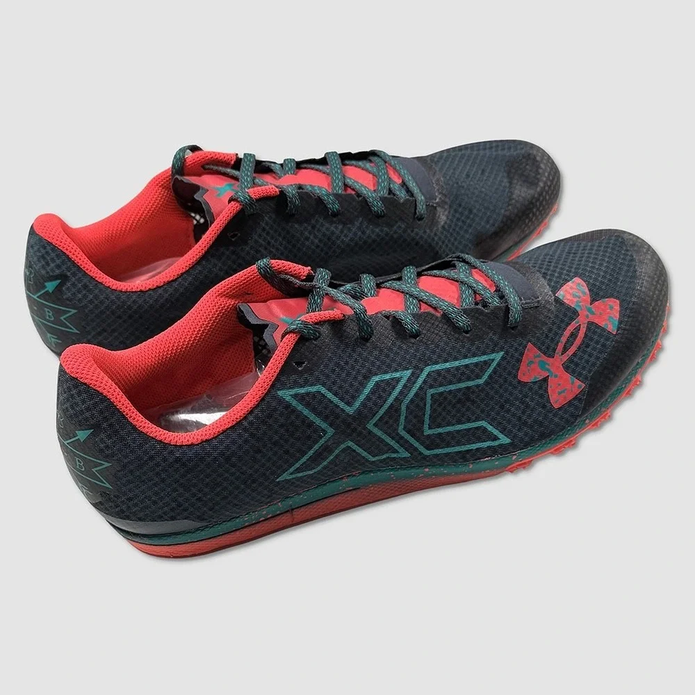 Under Armour Brigade XC Cross-Country Shoes With Spikes - NEW Mens 10  #49753-OF